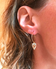 Nayestones Singular Round Bloom Earring 1